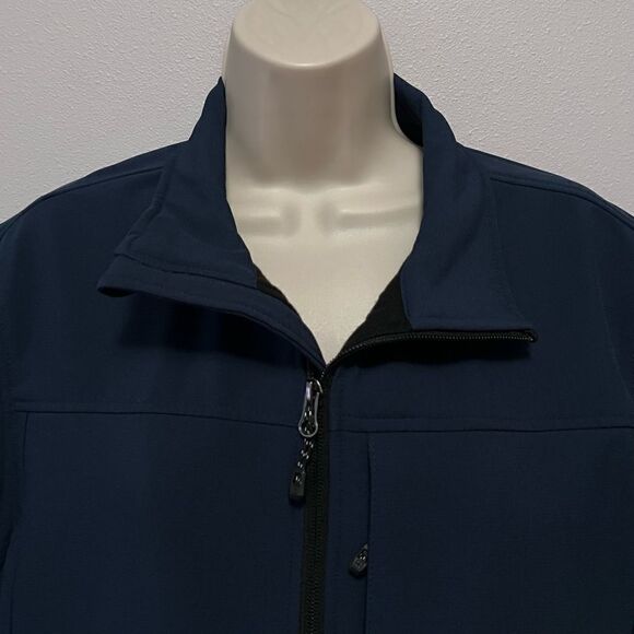 Swiss Tech Blue Zip Up Jacket Size S - Picture 2 of 7